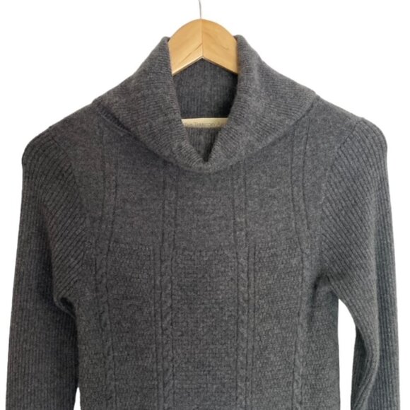 The Territory Ahead Grey Cashmere Turtleneck Sweater XSmall - Picture 4 of 5